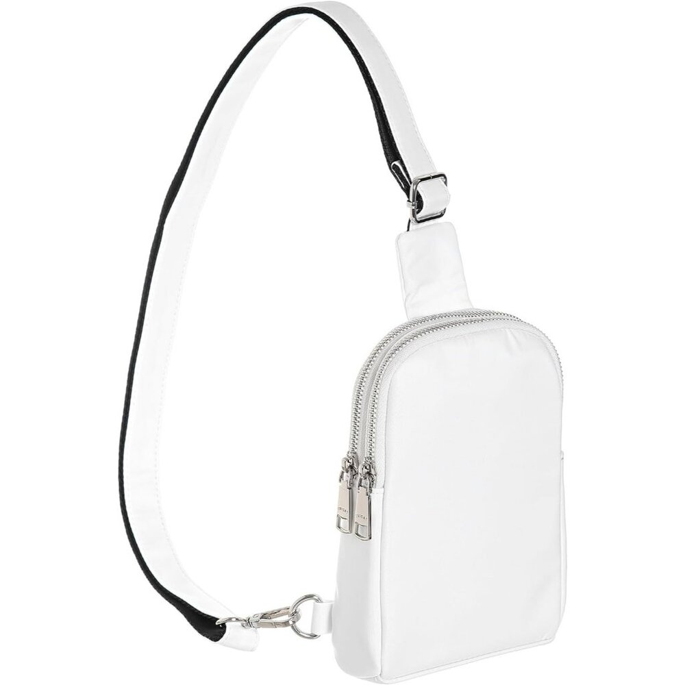 Women Cross body Sling Nylon Fanny Packs Fashion Travel Shoulder Purses